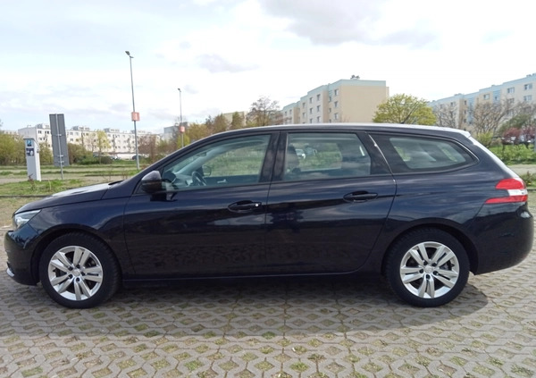 Peugeot 308 cena 51900 przebieg: 83700, rok produkcji 2019 z Sopot małe 379